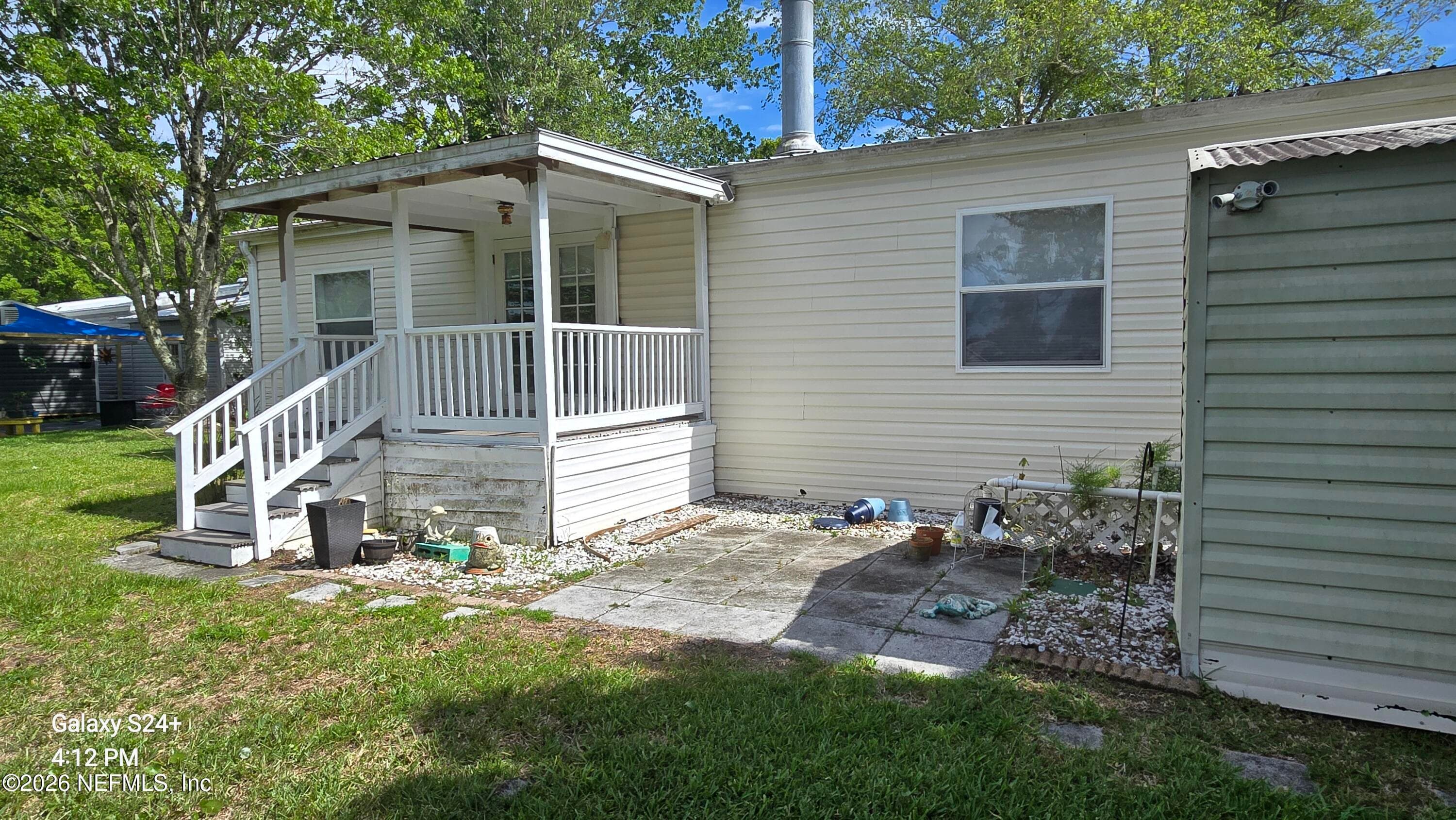 2204 Whippoorwill Dr, St Augustine, FL - Covered deck on back — 2204 WHIPPOORWILL Drive, St. Augustine, FL 32084