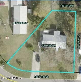 2204 Whippoorwill Dr, St Augustine, FL - property appraiser aerial - long driveway for extra parking — 2204 WHIPPOORWILL Drive, St. Augustine, FL 32084