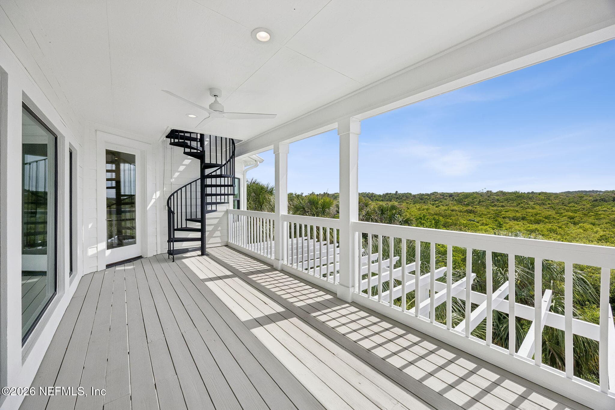 Generous balcony looking over the Guana Preserve — 730 PONTE VEDRA Boulevard, Ponte Vedra Beach, FL 32082