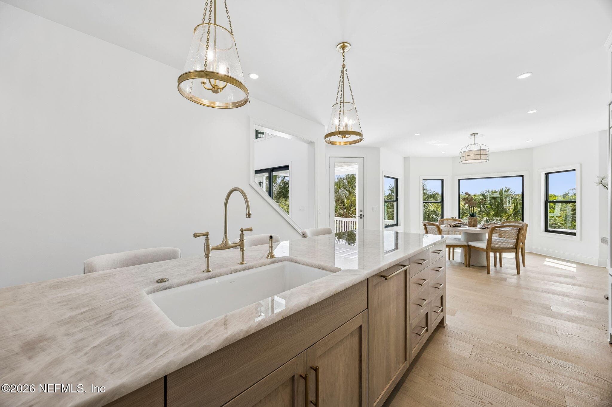 Custom Island cabinets, quartzite counters — 730 PONTE VEDRA Boulevard, Ponte Vedra Beach, FL 32082