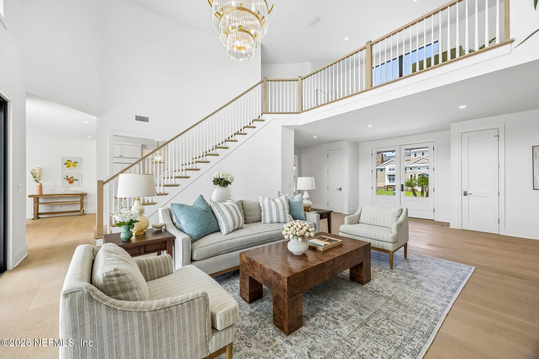 Winding stair to loft — 730 PONTE VEDRA Boulevard, Ponte Vedra Beach, FL 32082