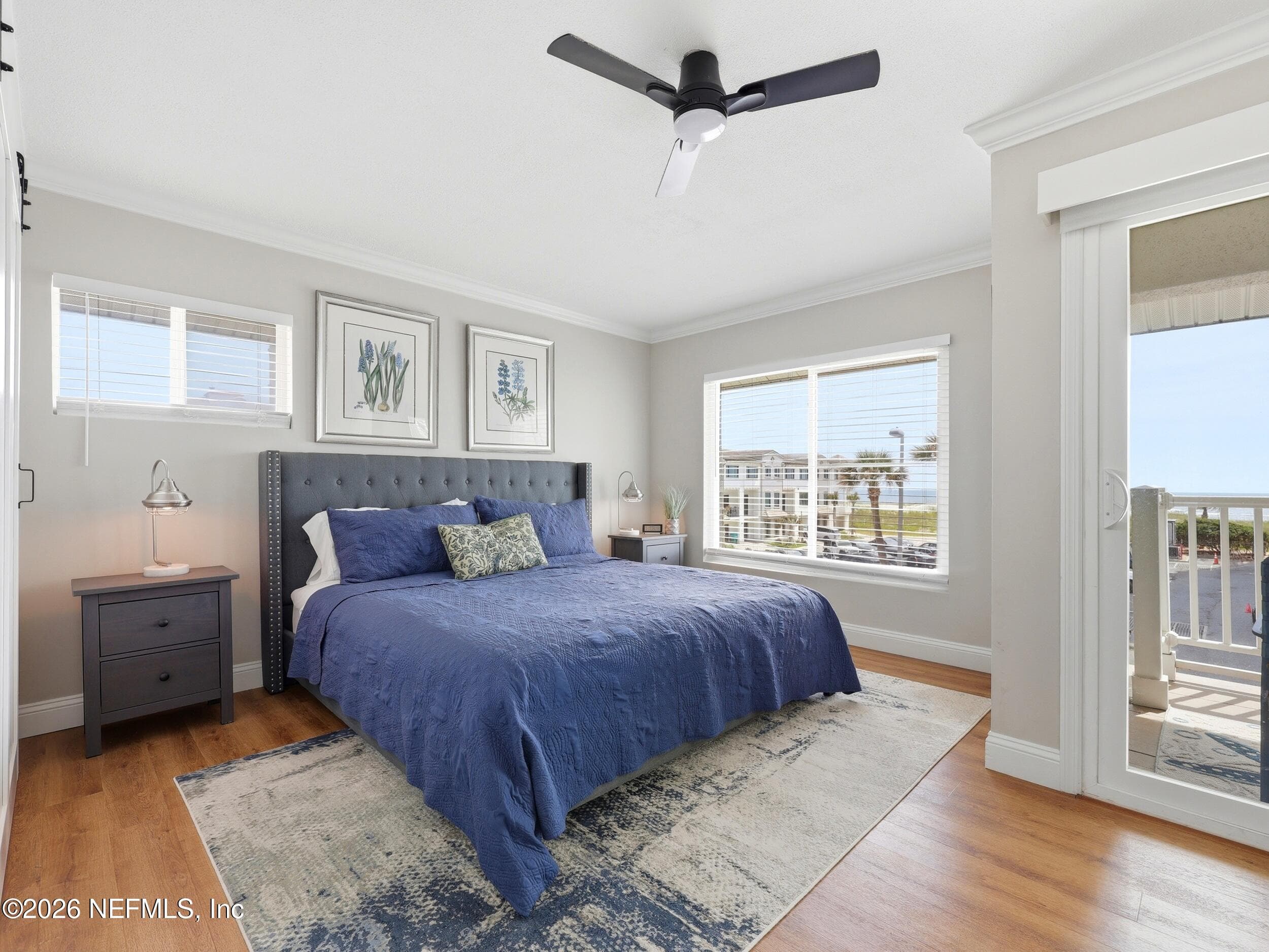 Ocean view bedroom upstairs — 1202 1ST Street S, Jacksonville Beach, FL 32250