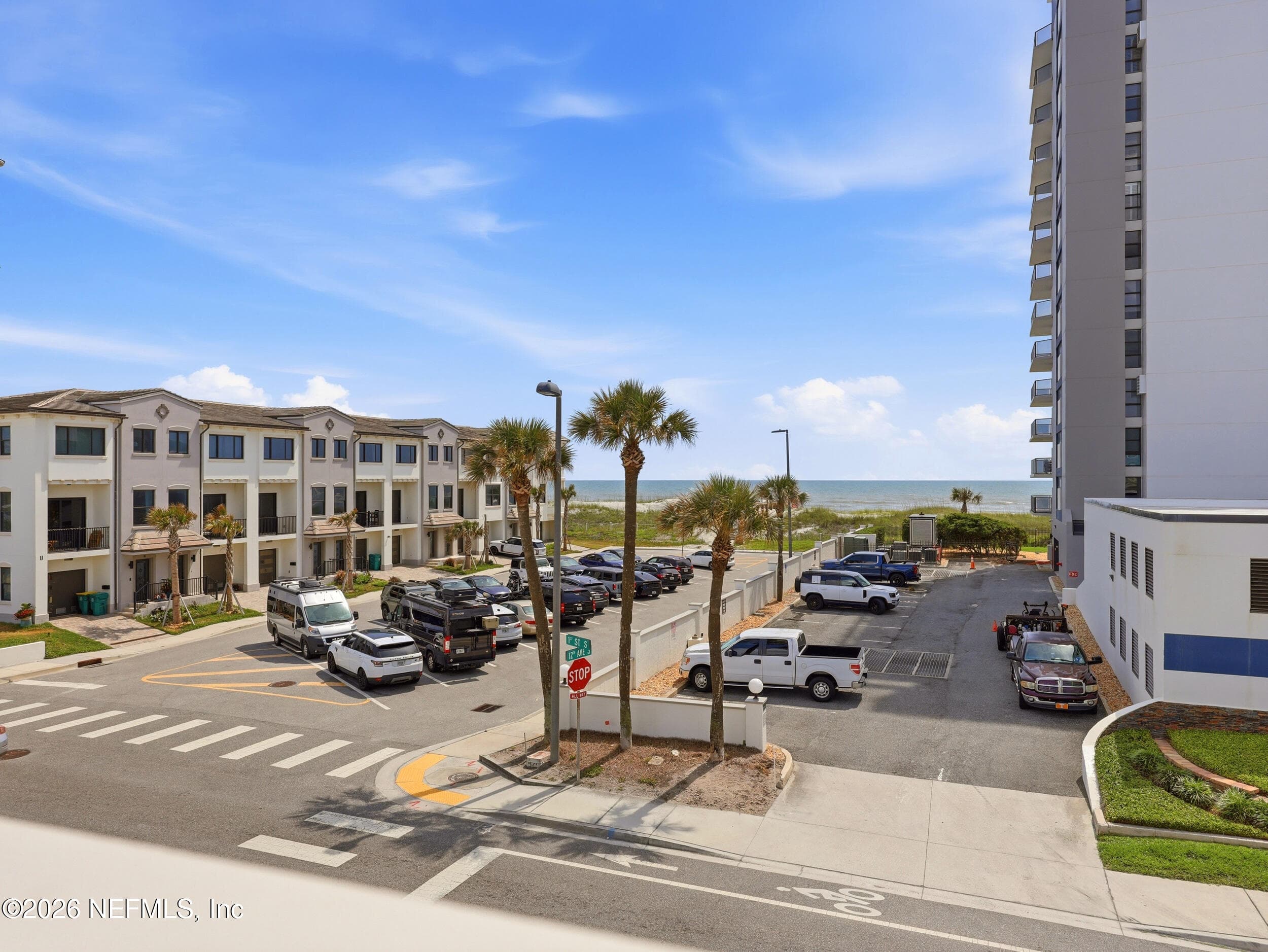 View from upstairs bedroom balcony — 1202 1ST Street S, Jacksonville Beach, FL 32250