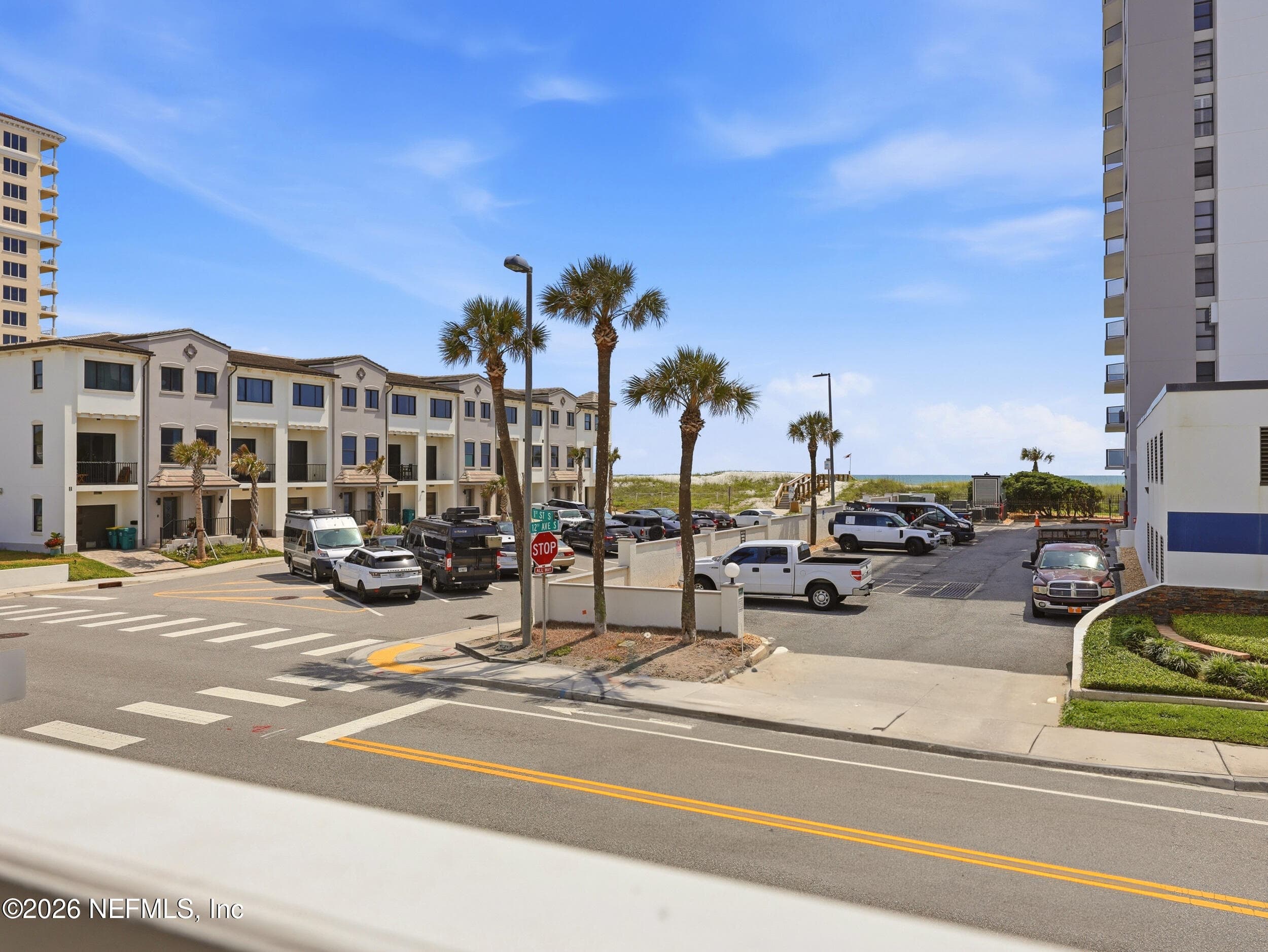 Balcony view from balcony downstairs — 1202 1ST Street S, Jacksonville Beach, FL 32250