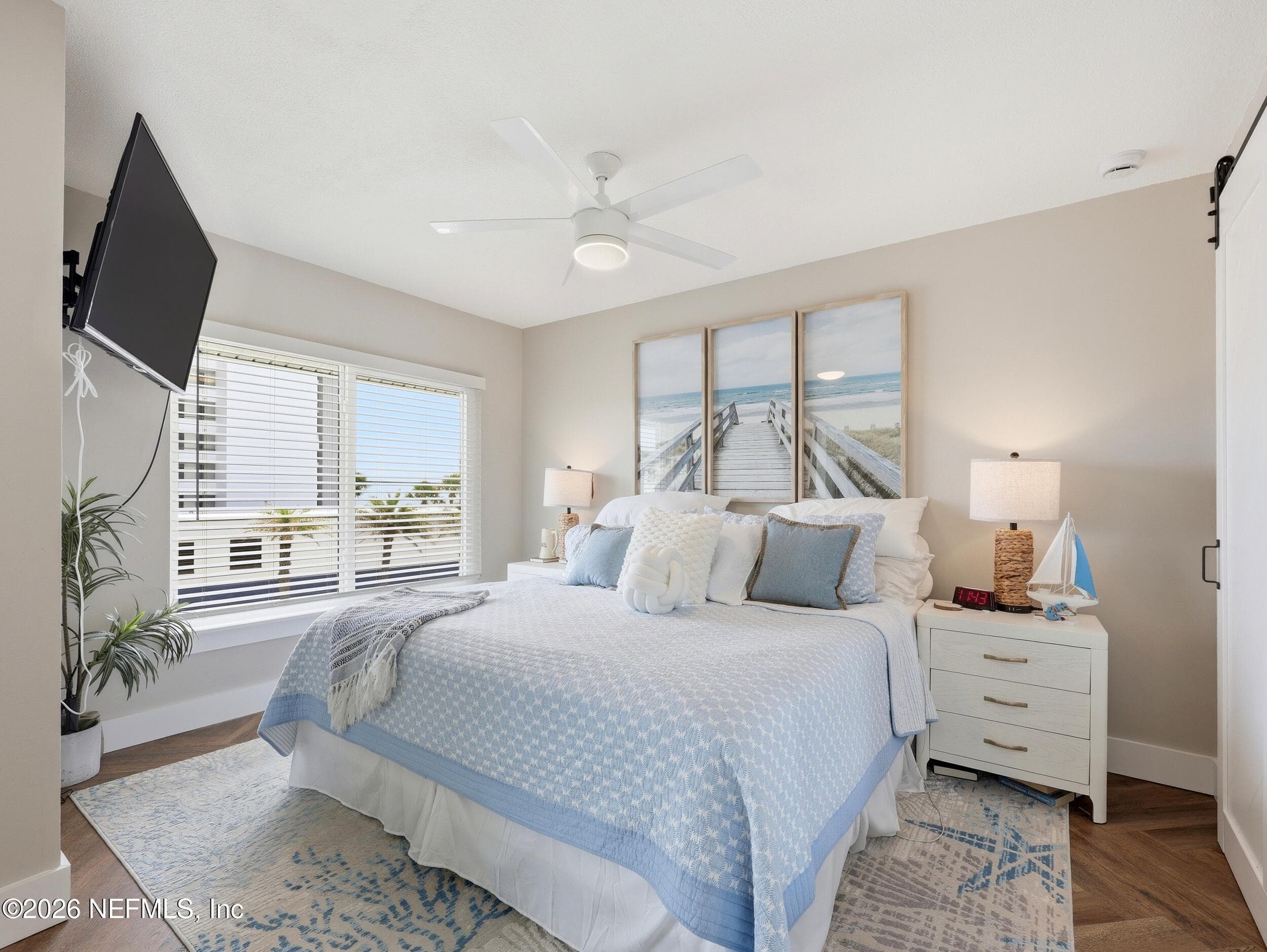 Bedroom upstairs with ocean views — 1202 1ST Street S, Jacksonville Beach, FL 32250