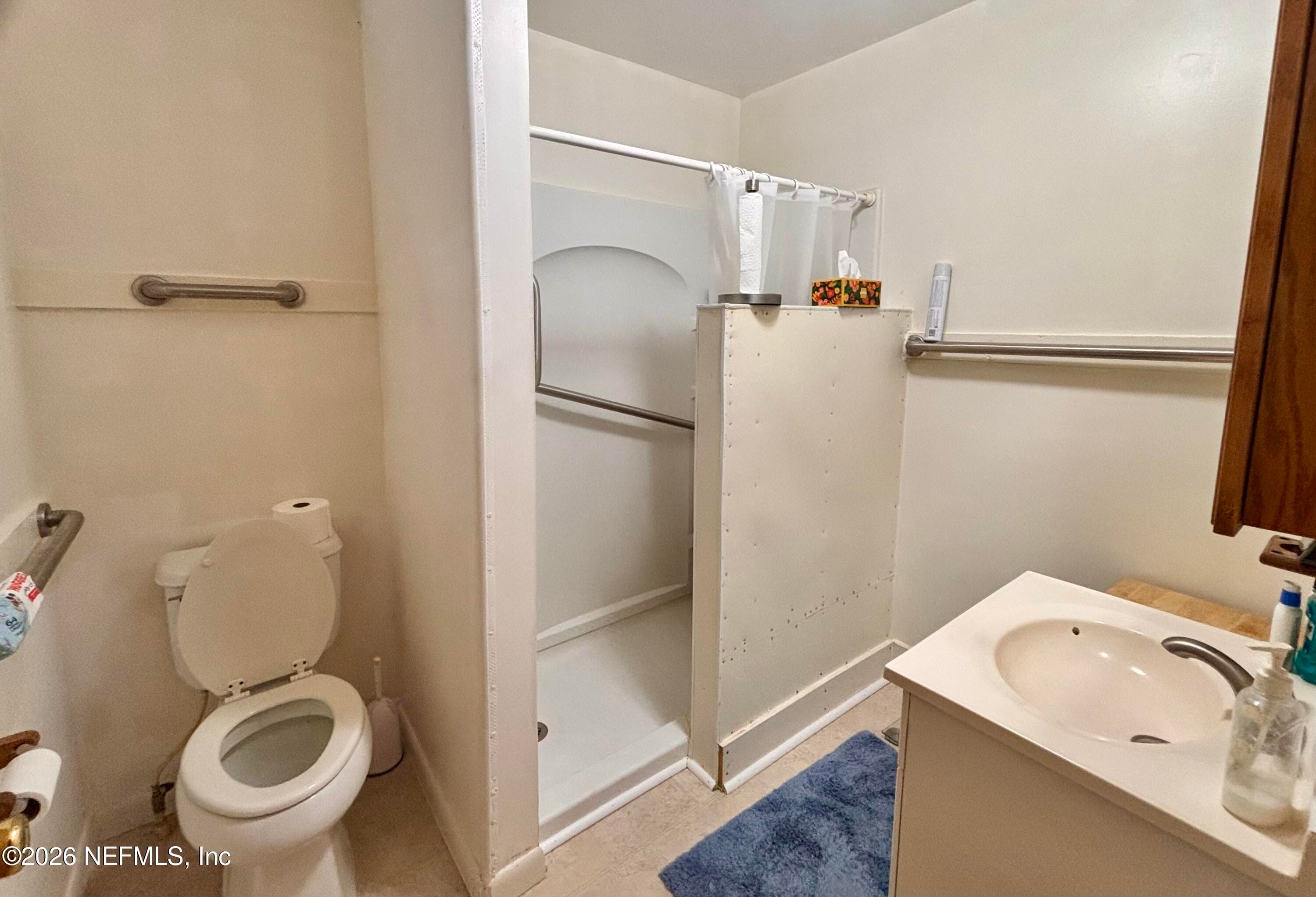 Hall bathroom — 941222 OLD NASSAUVILLE Road, Fernandina Beach, FL 32034