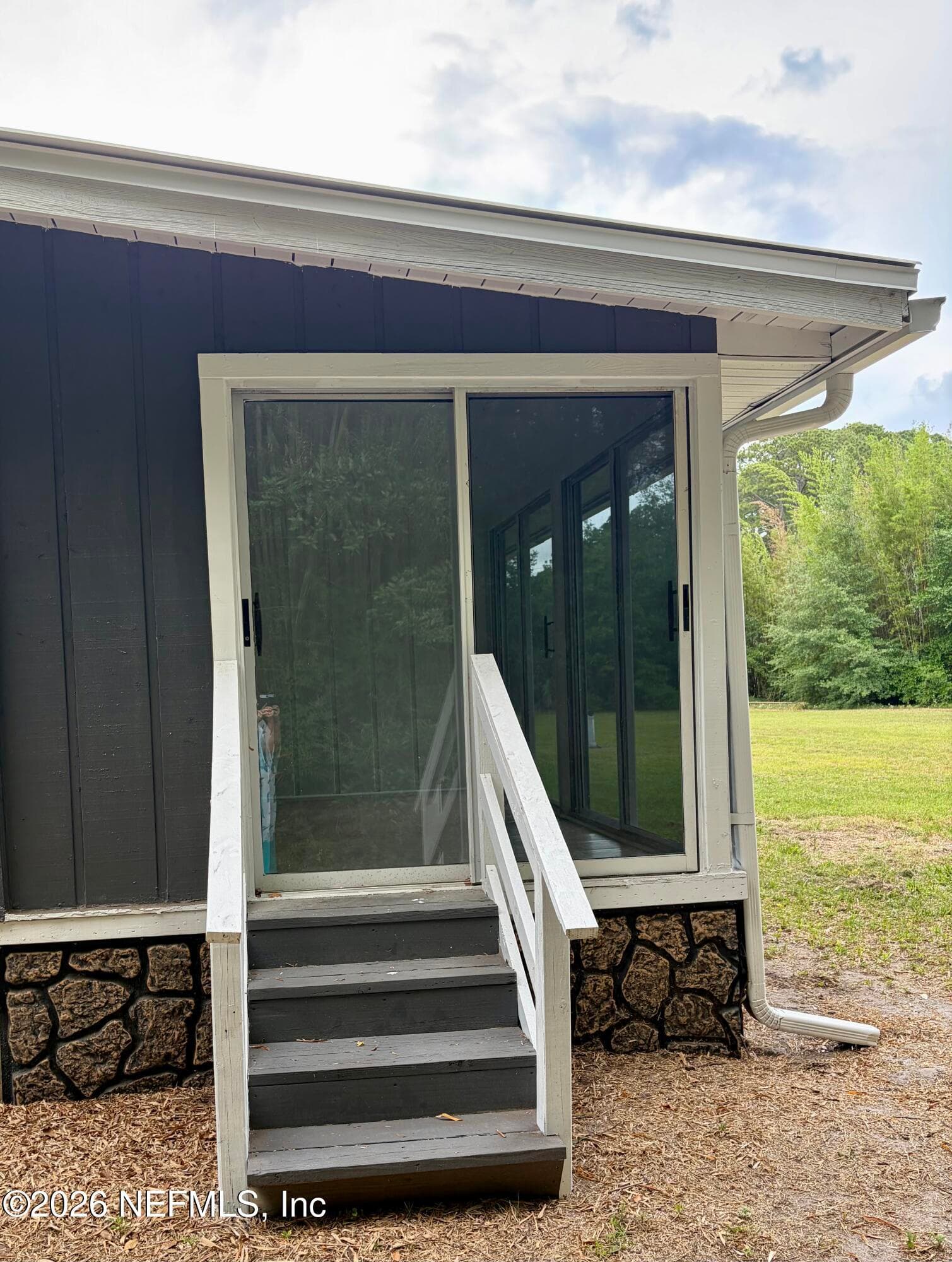 Steps down from Sun Room from Master — 941222 OLD NASSAUVILLE Road, Fernandina Beach, FL 32034