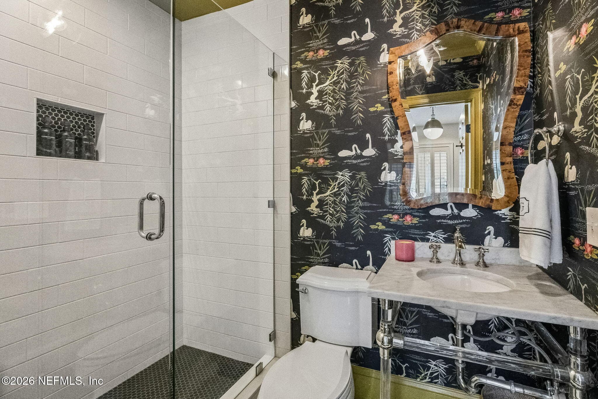 Main floor bathroom 1 off of kitchen — 4273 VENETIA Boulevard, Jacksonville, FL 32210