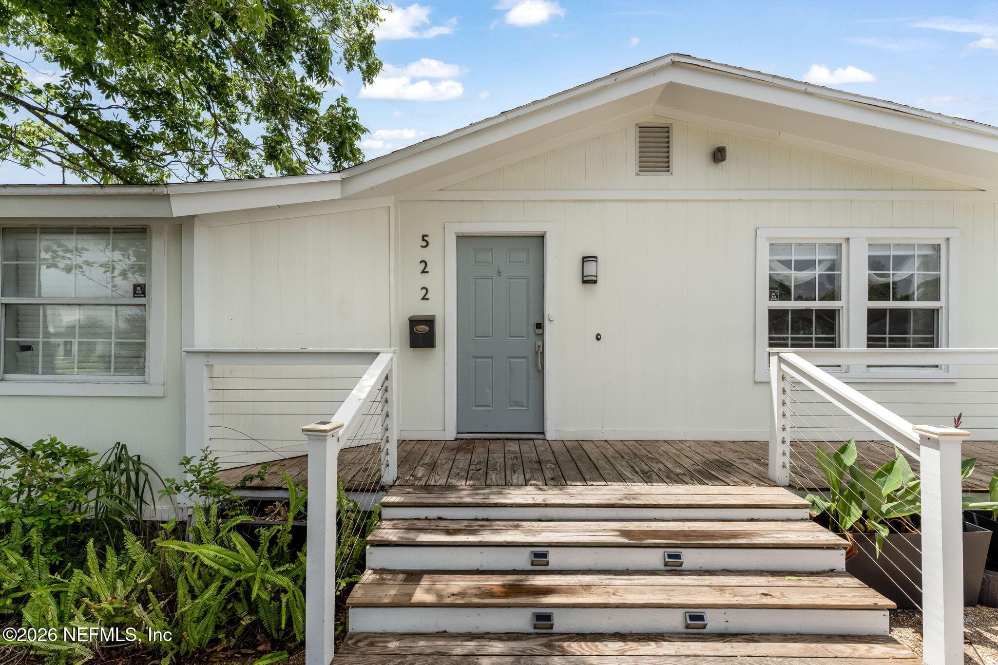 Front Exterior Steps — 522 3RD Avenue S, Jacksonville Beach, FL 32250