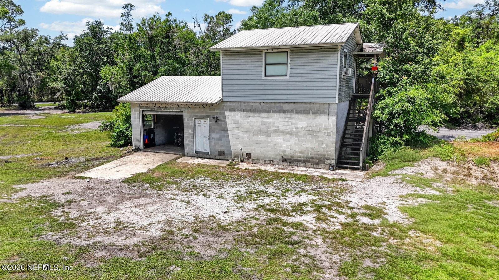 Garage with apartment — 7370 WOODWARD Road, St. Augustine, FL 32092