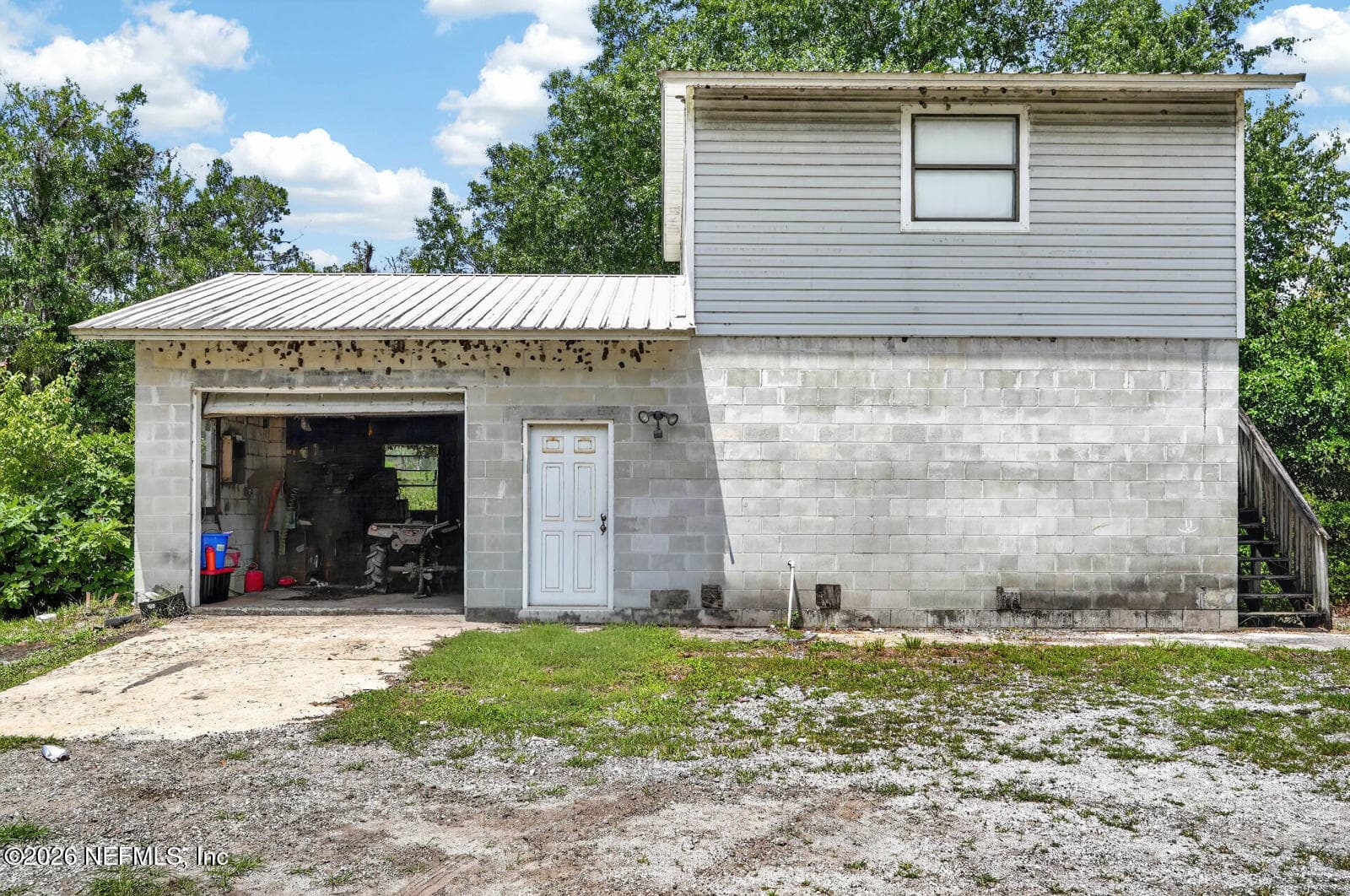 Garage and apartment — 7370 WOODWARD Road, St. Augustine, FL 32092