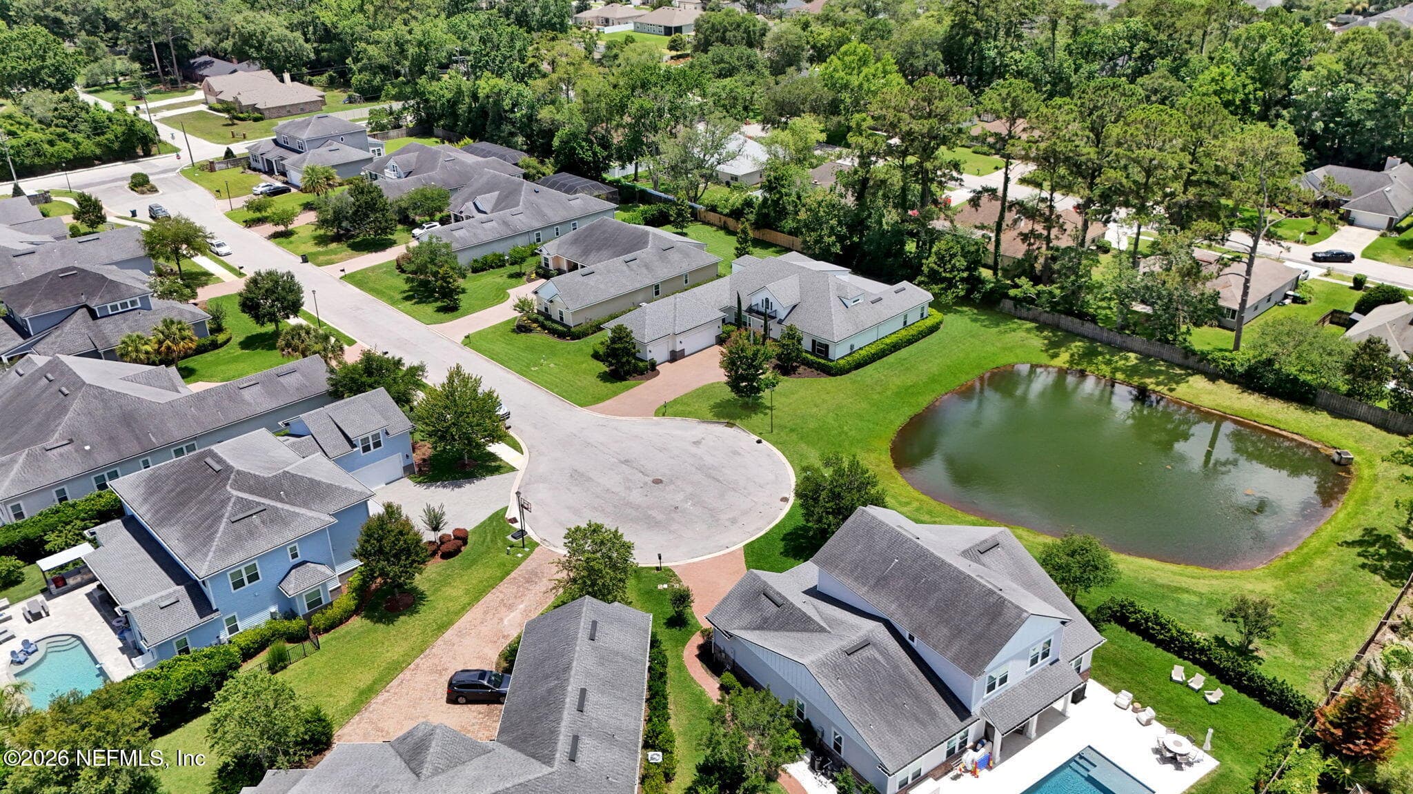 .66 acre estate lot with pond frontage — 2660 FAIRWAY FARMS Court, Jacksonville, FL 32223