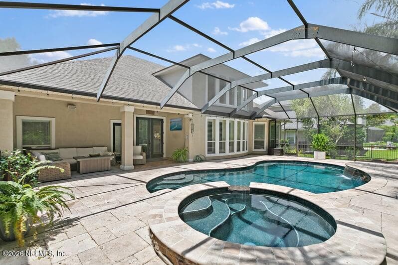 Travertine Pool — 771 CYPRESS CROSSING Trail, St. Augustine, FL 32095