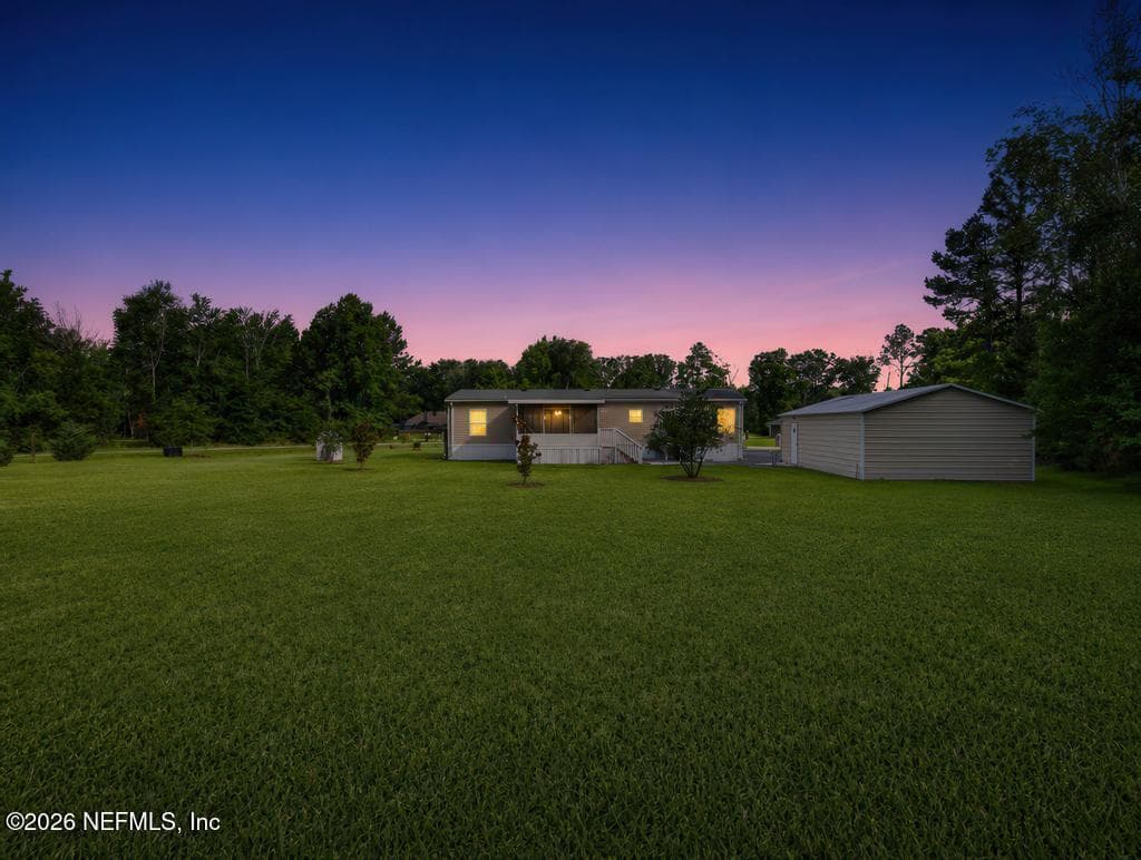 Rear dusk — 44480 SWALLOWFORK Avenue, Callahan, FL 32011