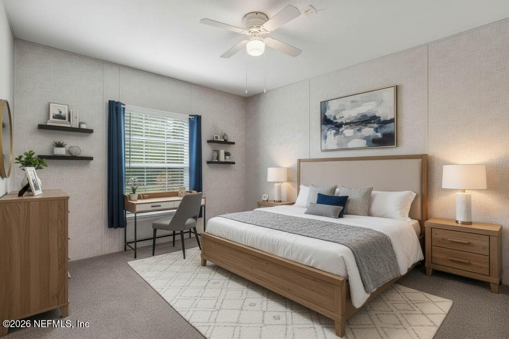 Virtually staged 3rd bedroom — 44480 SWALLOWFORK Avenue, Callahan, FL 32011
