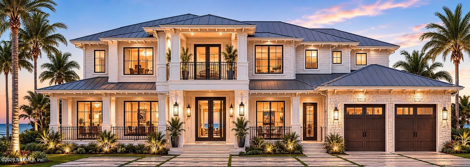 Elevation photo to show design opportunity for this lot — 1102 OCEAN FRONT, Neptune Beach, FL 32266