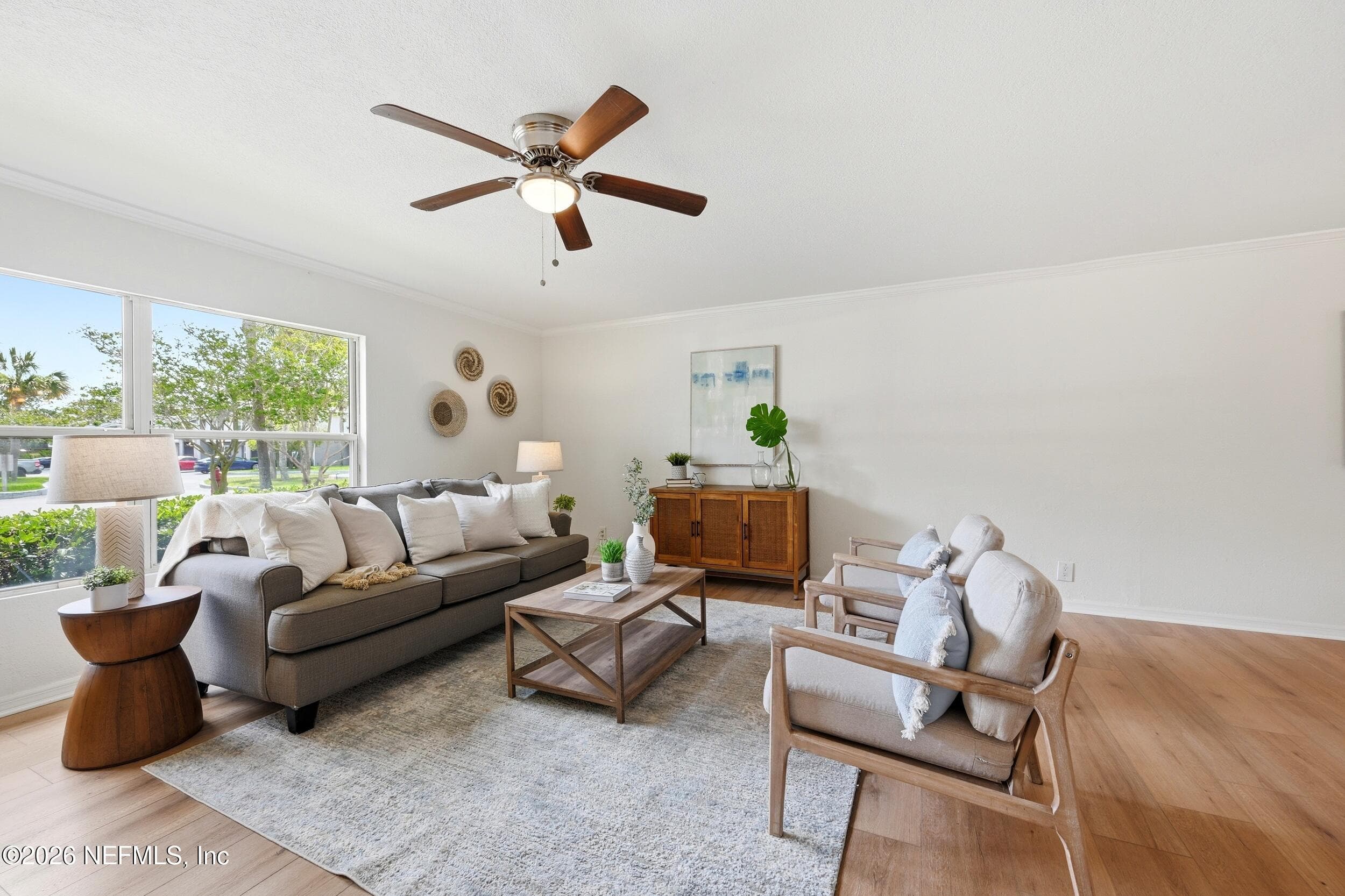 New flooring and interior paint in the Open living area ...very spacious and inviting. — 695 N A1A 25, Ponte Vedra Beach, FL 32082