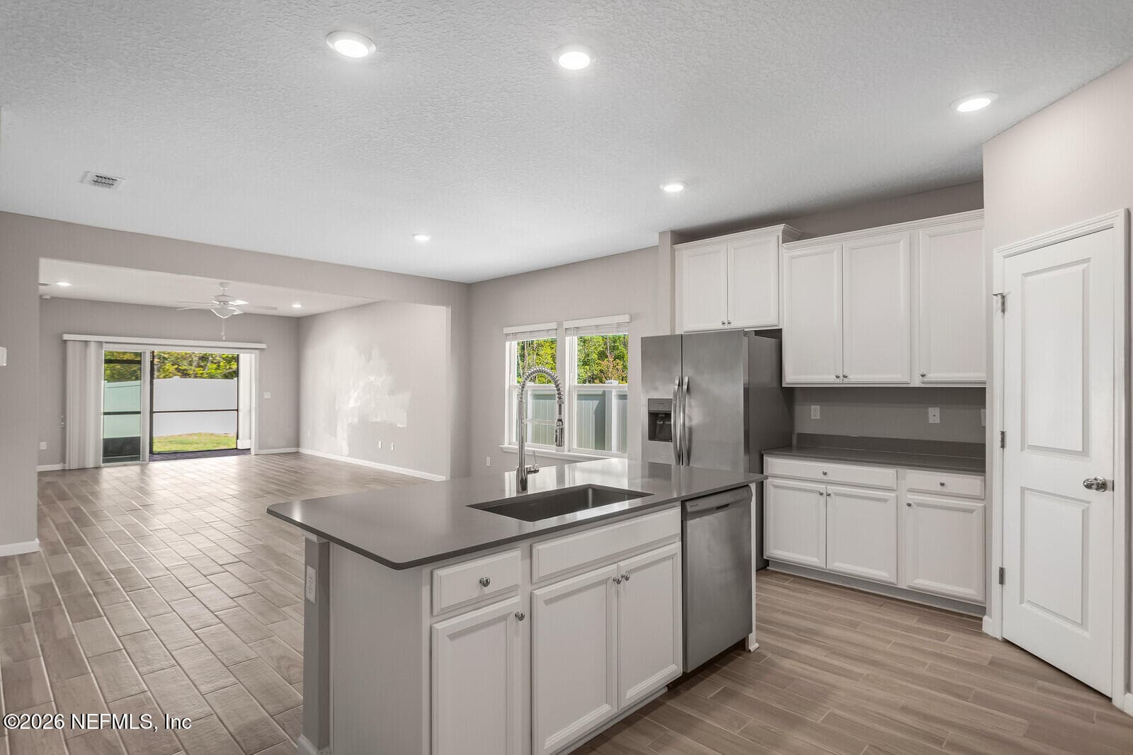 Kitchen, Dining and Living Space — 1642 STRAWBERRY CREEK Court, Jacksonville, FL 32211