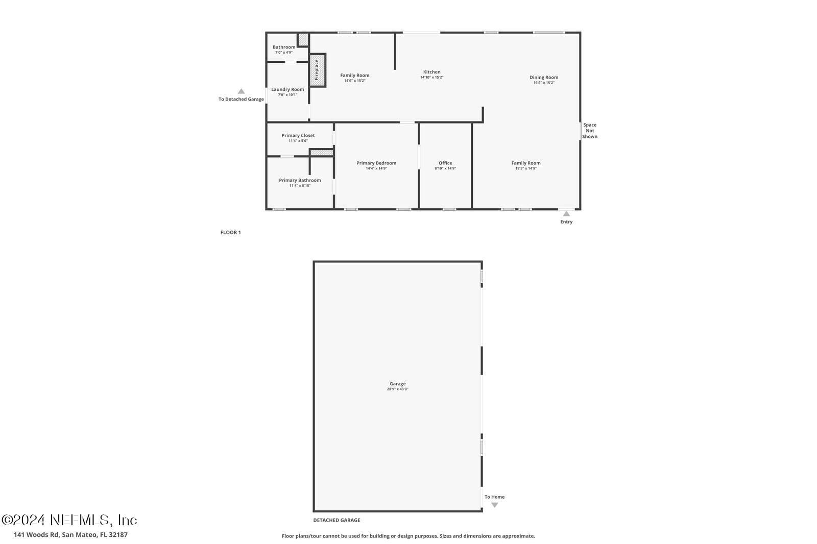 Photo 62 of 141 WOODS Road, San Mateo, FL 32187
