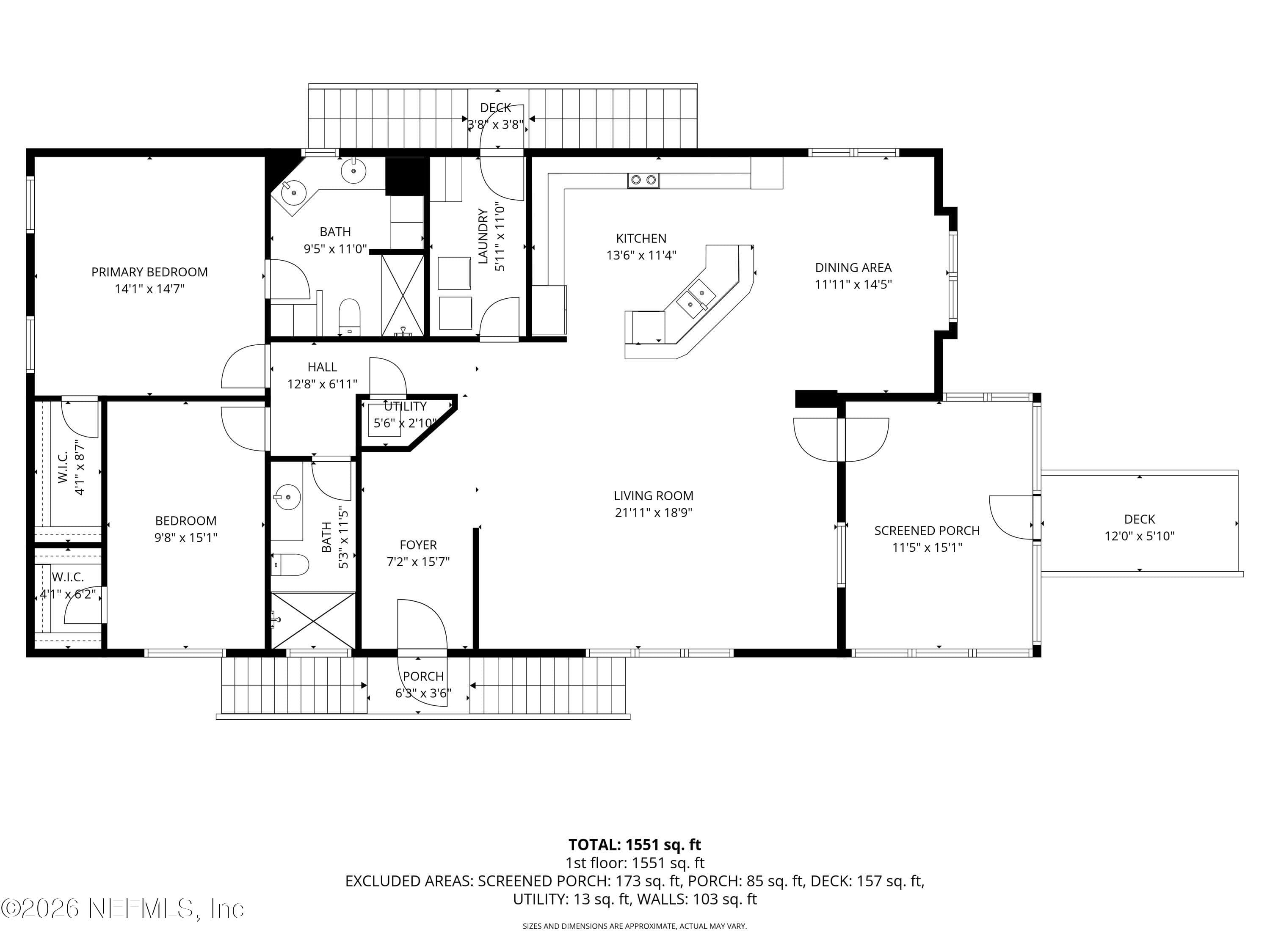 Floor Plans — 329 PARADISE Circle, Satsuma, FL 32189